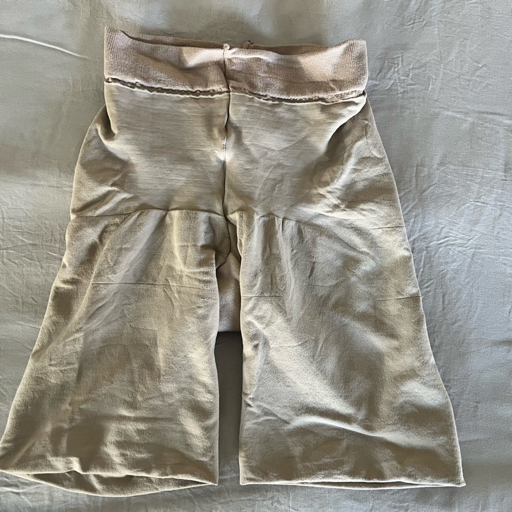 SPANX Power Panties Mid-Thigh Shaper Tummy Control Nude Size A